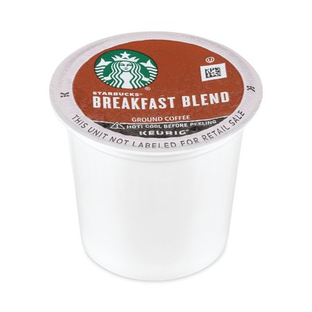 Starbucks Breakfast Blend Coffee K-Cups, PK96 PK 12433992
